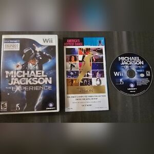 Nintendo Michael Jackson: The Experience Wii Game Excellent Condition